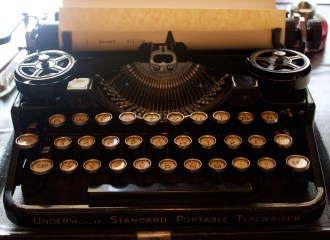 Old typewriter